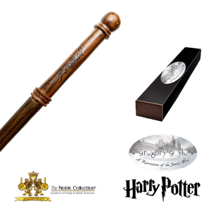 Double autograph by Josh Herdman | Gregory Goyle's magic wand - Authentic replica